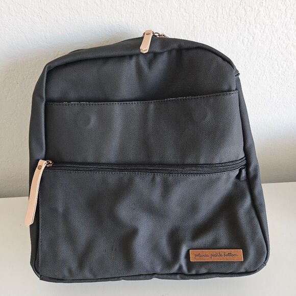 Petunia Pickle Bottom | Meta Baby Bag Backpack in Black Matte Canvas Unisex - Picture 6 of 15